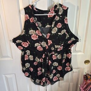 Torrid Rose tank blouse